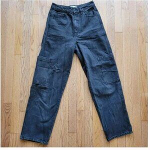 Cargo High Rise Black Denim TWIK par Simons Jeans 27